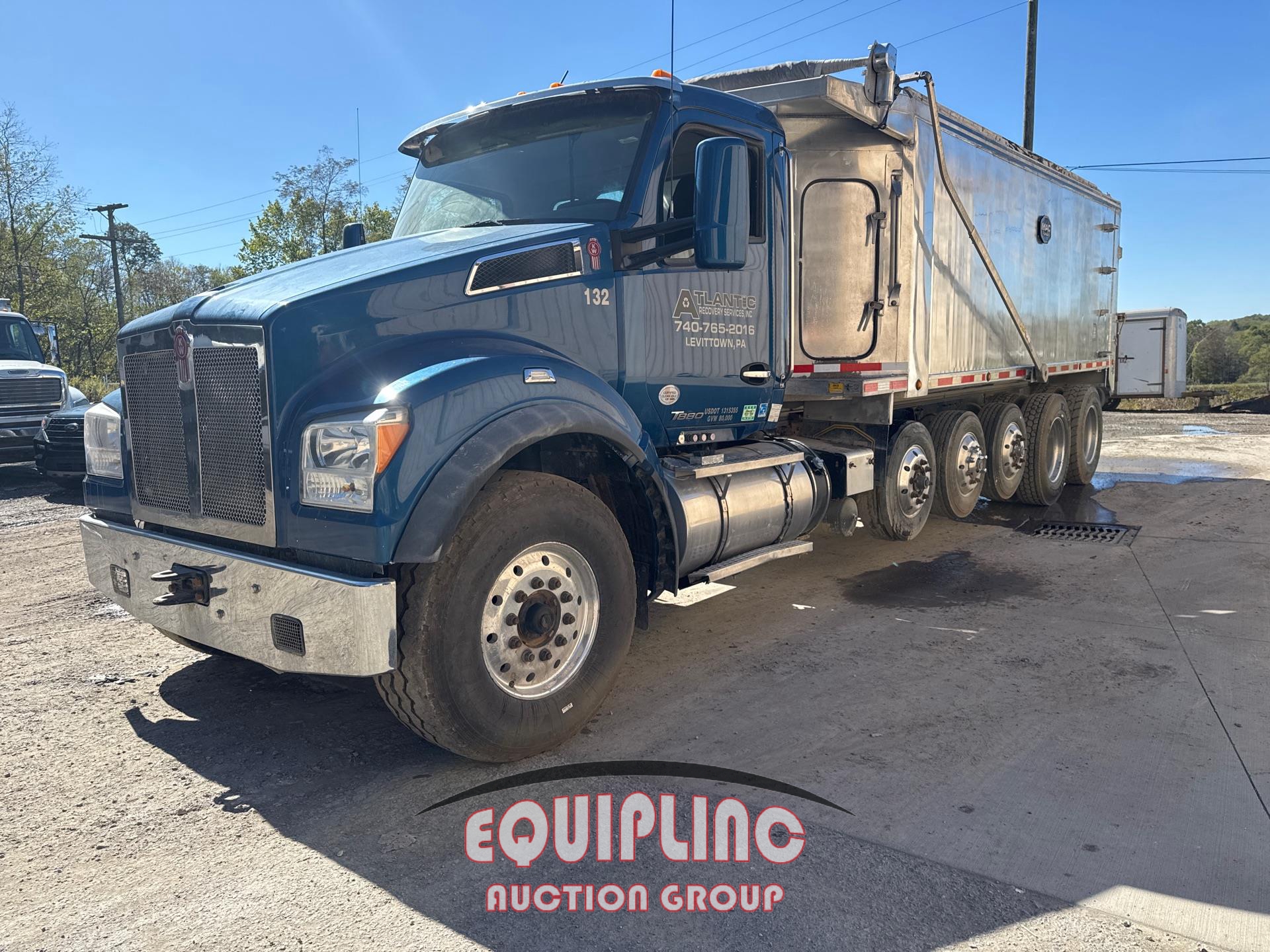 2021 KENWORTH T880 5 AXLE DUMP TRUCK (A56129)