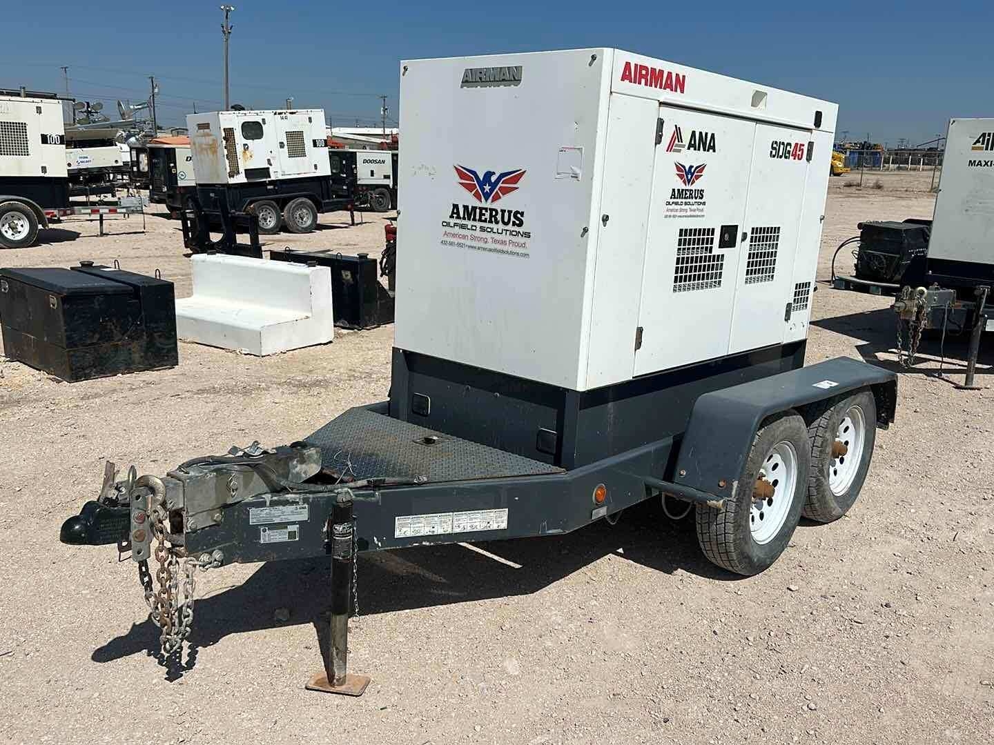 2021 ALLIANCE NORTH AMERICA, INC AIRMAN SDG45 GENERATOR (A52472)