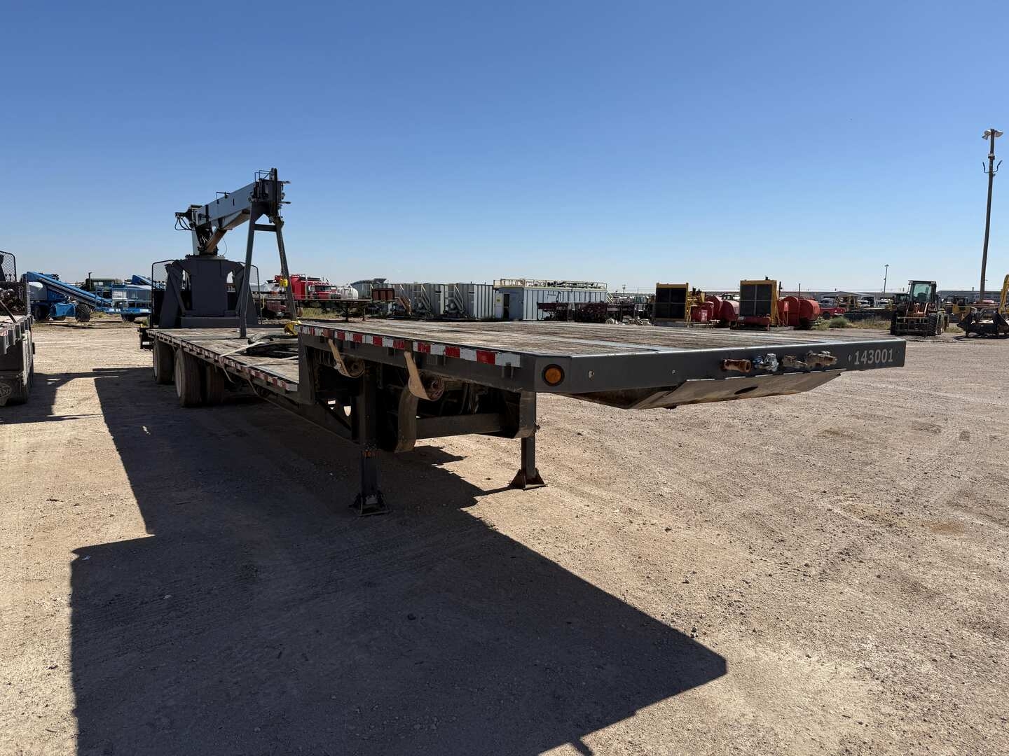 1988 FREUHAUF  STEP DECK CRANE TRAILER (A55745)