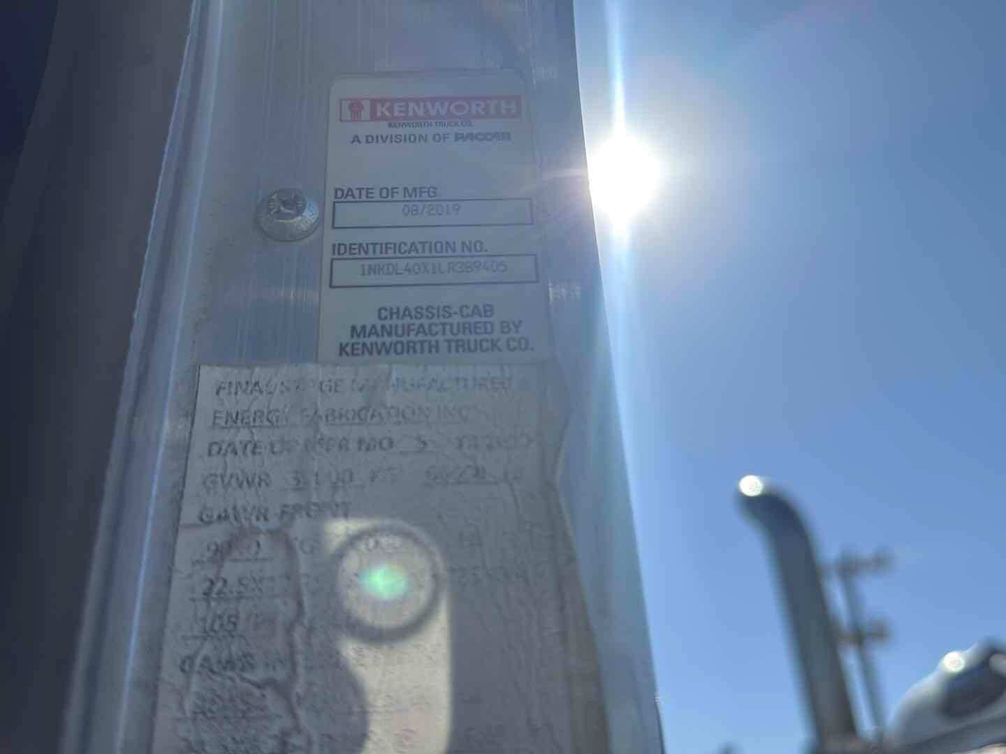 2020 KENWORTH  T800 KILL TRUCK (A58214)