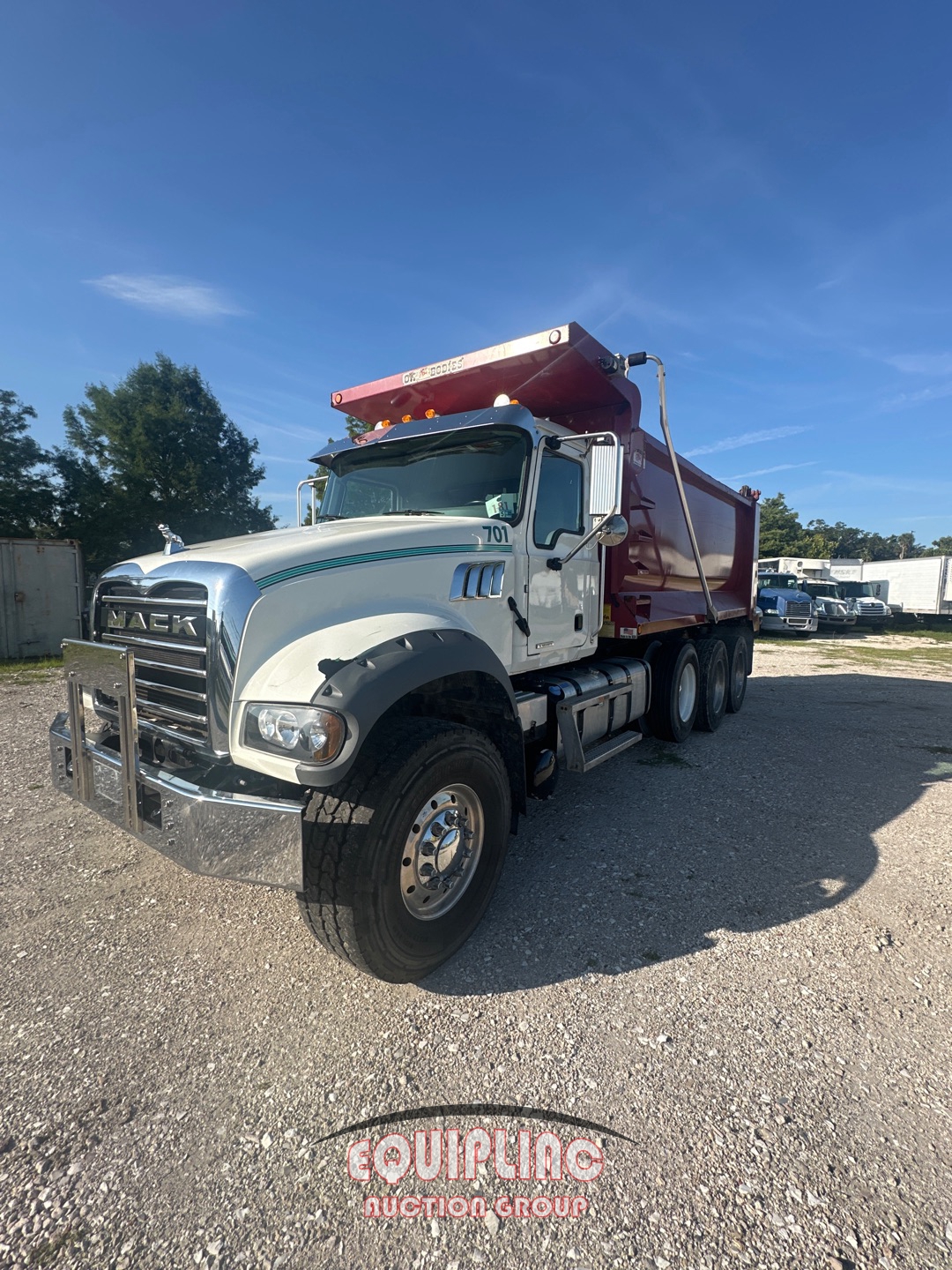 2021 MACK GRANITE TRI AXLE DUMP TRUCK (A52576)