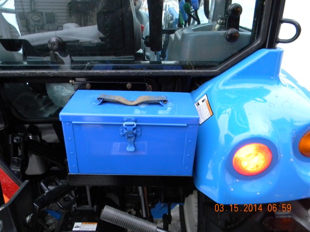 Small Tractor Tool Box Blue 