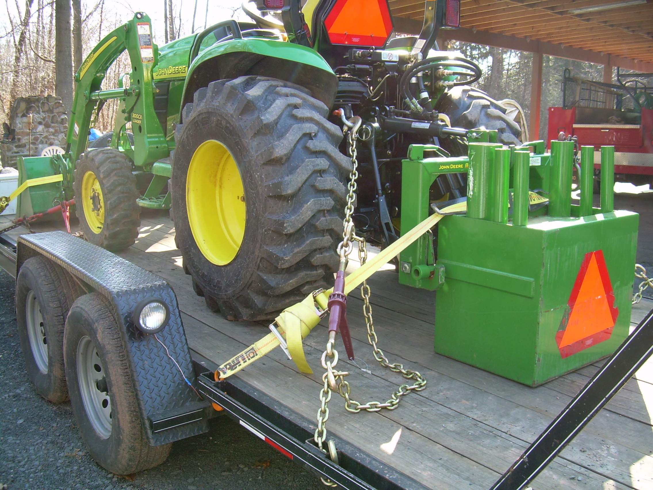 Adding tiedown hooks to my trailer - TractorByNet