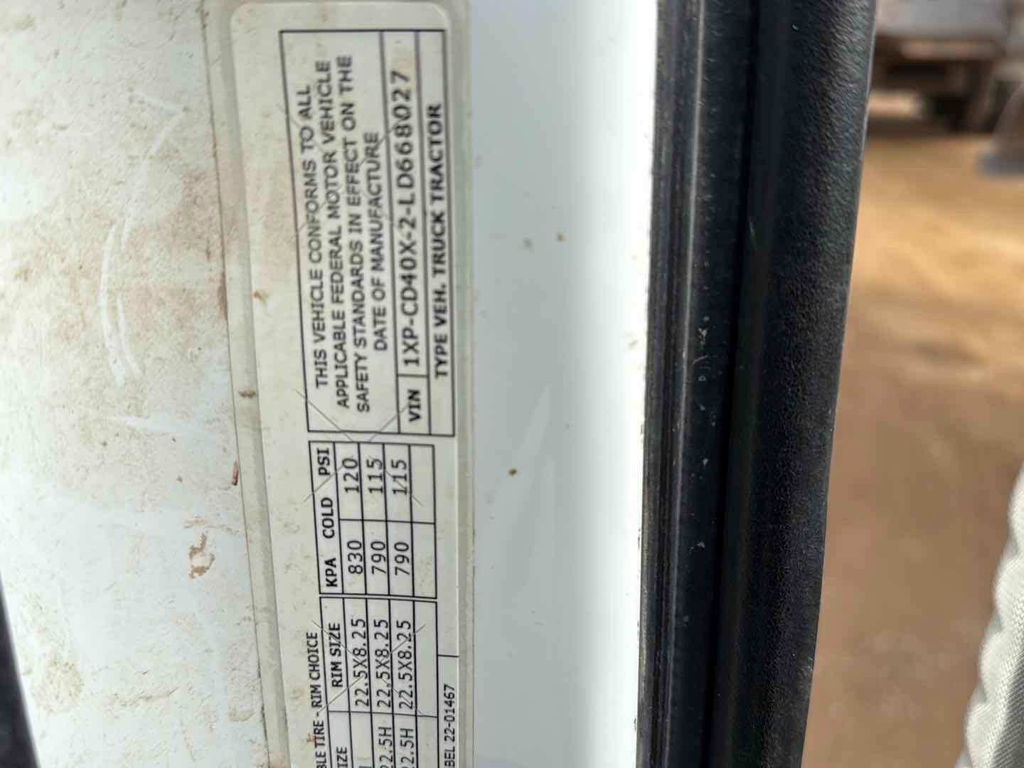 2020 PETERBILT 567 (A58214)