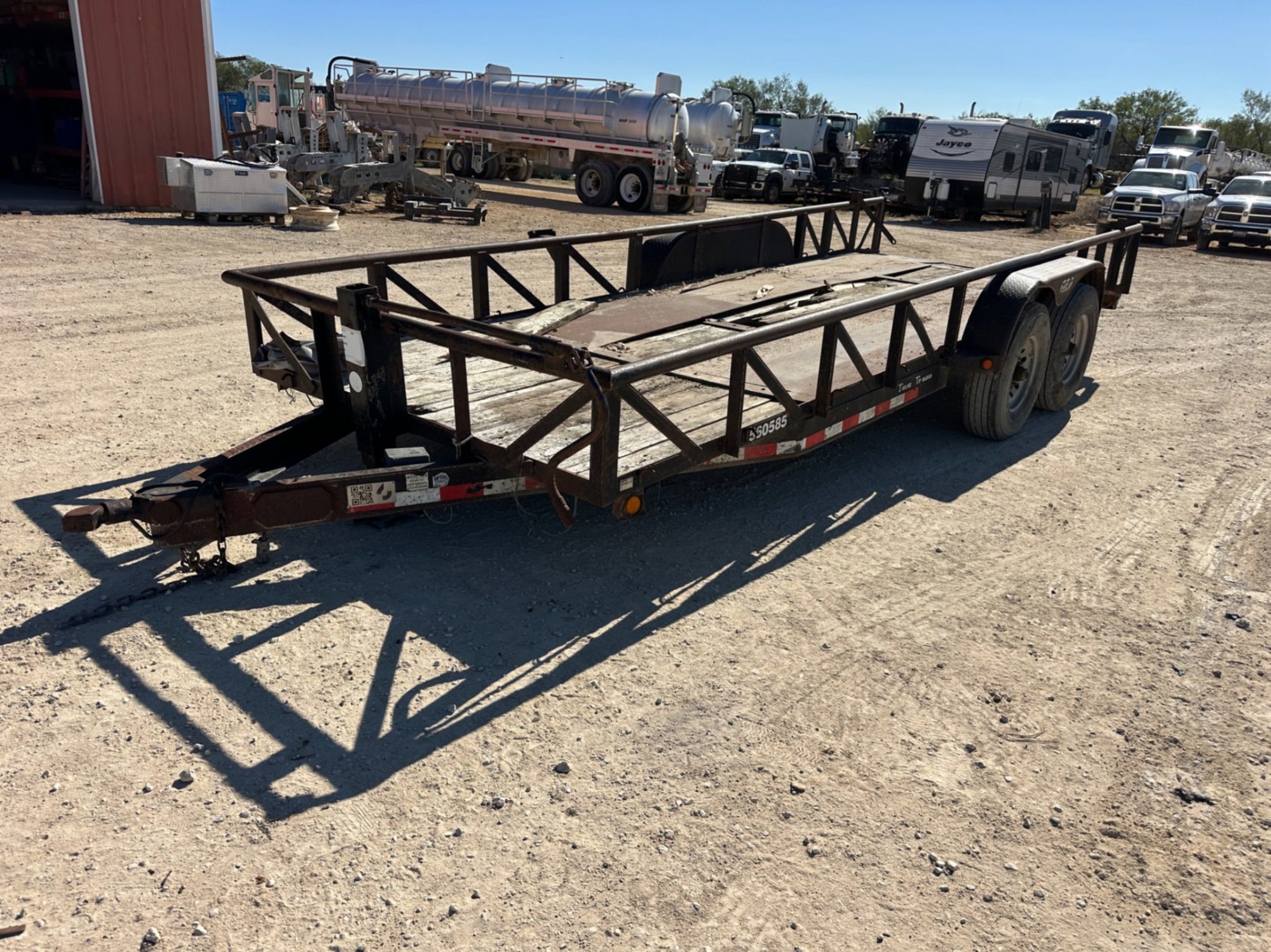 2014 REMOLQUES DEL NORTE 20 FLOAT UTILITY GOOSENECK TRAILER (A58214)