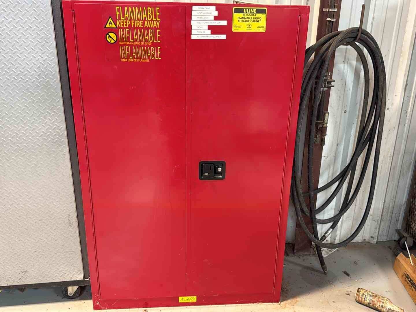 SHOP CABINET W/CONTENTS (A55745)