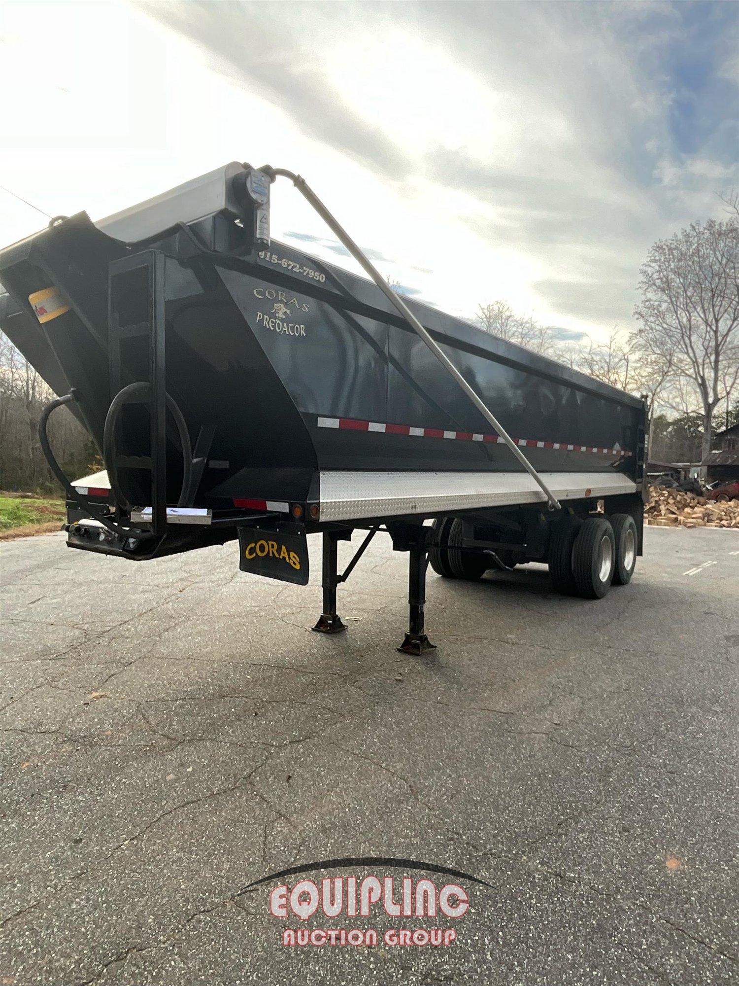 2023 CORAS PREDATOR 28FT DUMP TRAILER (A58018)