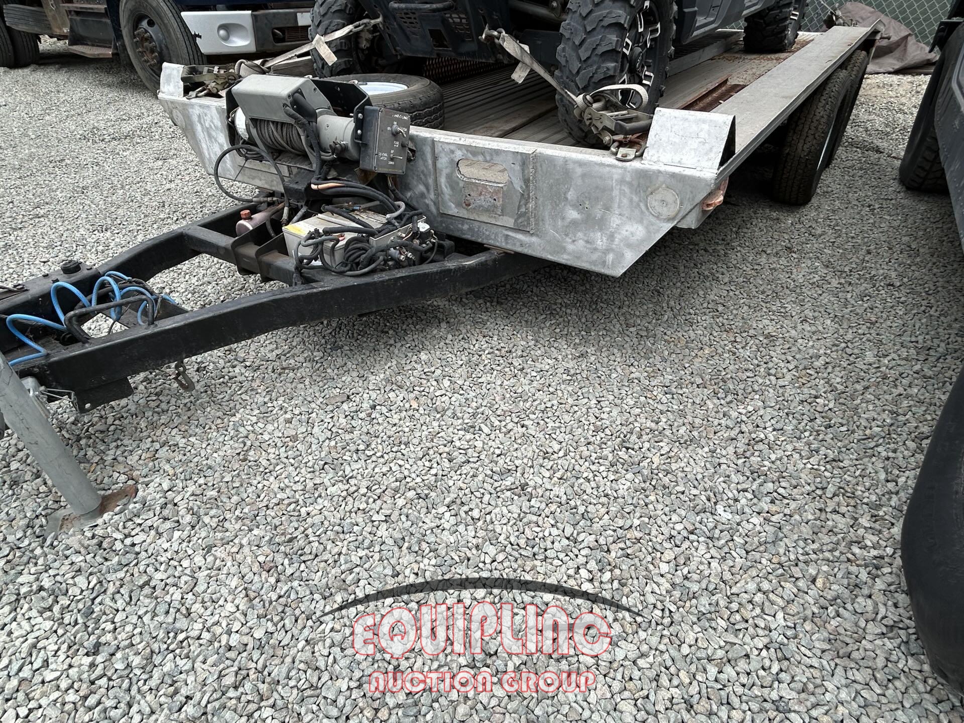 1996 CUSTOM ALUMINUM 16FT CAR TRAILER (A52141)