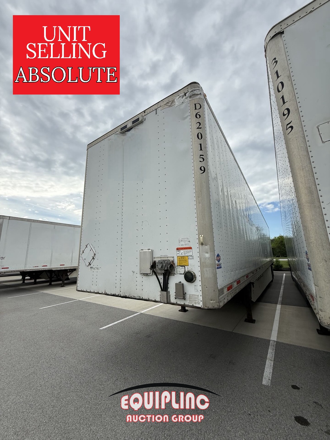2014 UTILITY 53X102 DRY VAN TRAILER (A50046)