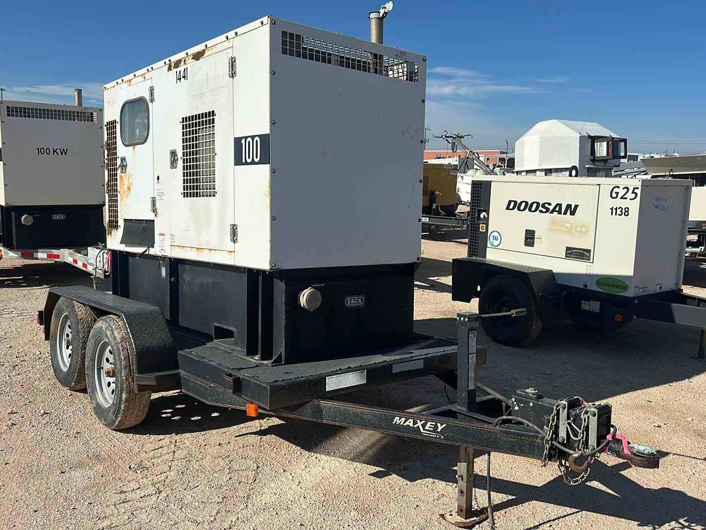 2013 MAXEY TRAILER MFG 100KW GENERATOR TRAILER (A50854)