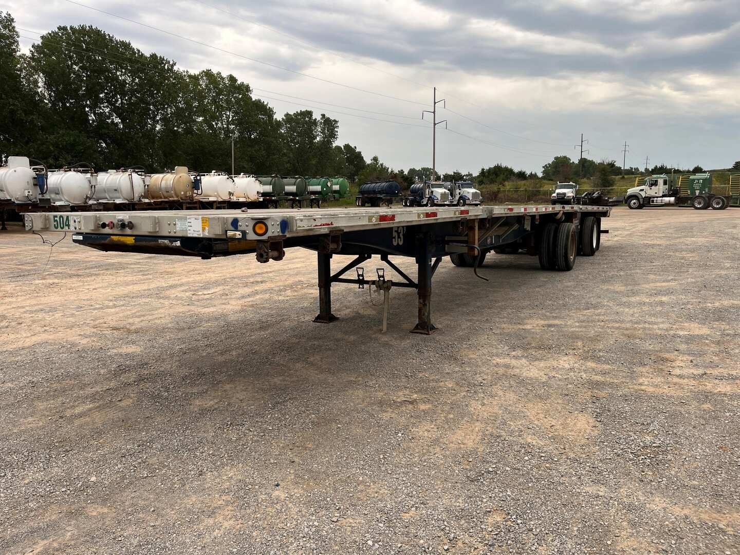 2010 UTILITY TRAILER MFG. CO. 53 FOOT FLATBED TRAILER (A53843)