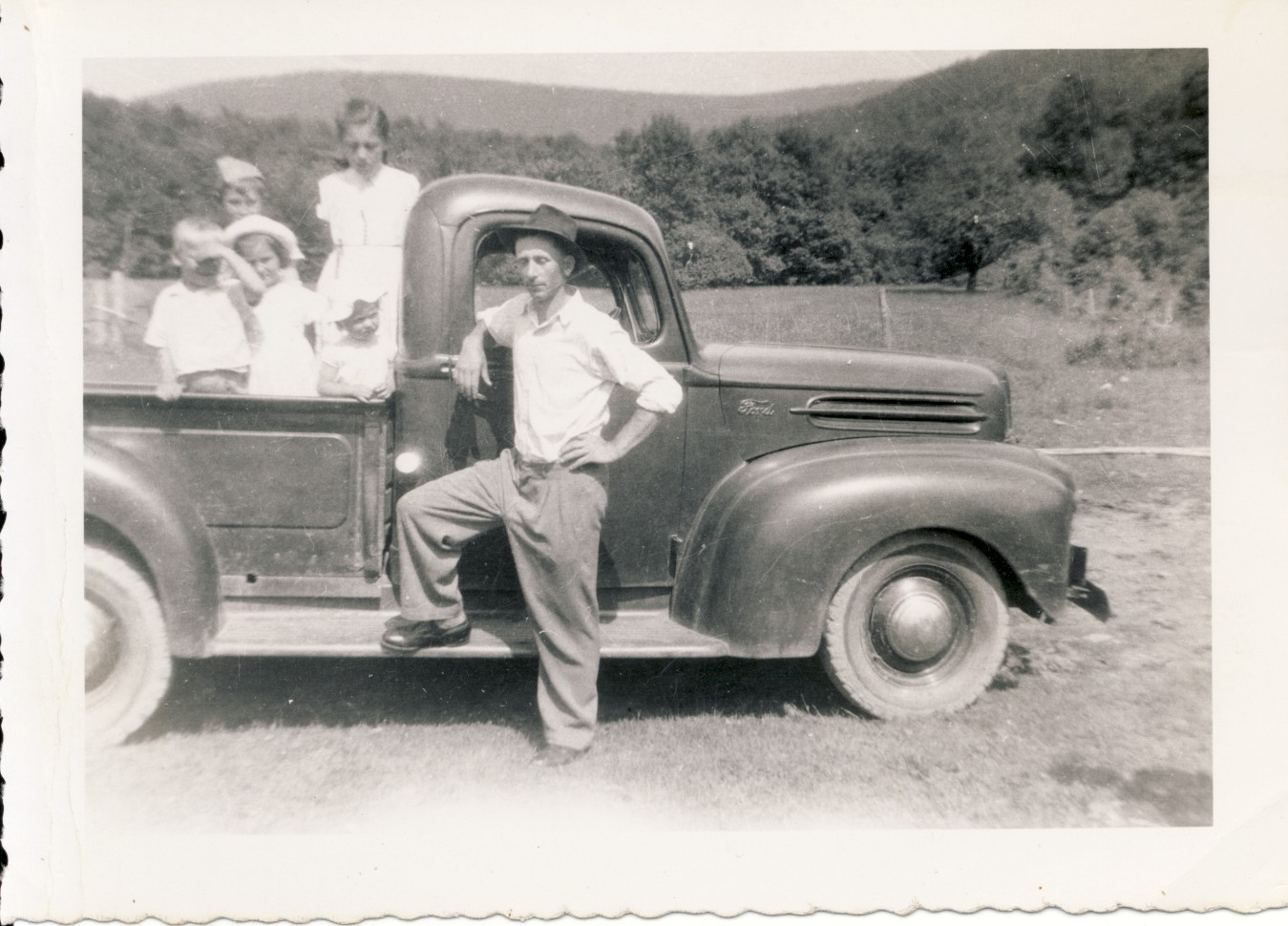 Hallstead First Truck-Father,Kids.jpg