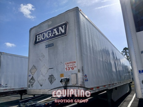2013 UTILITY DRY VAN TRAILER (A54607)