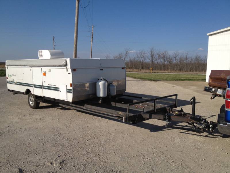 Popup Camper Conversion To Toyhauler