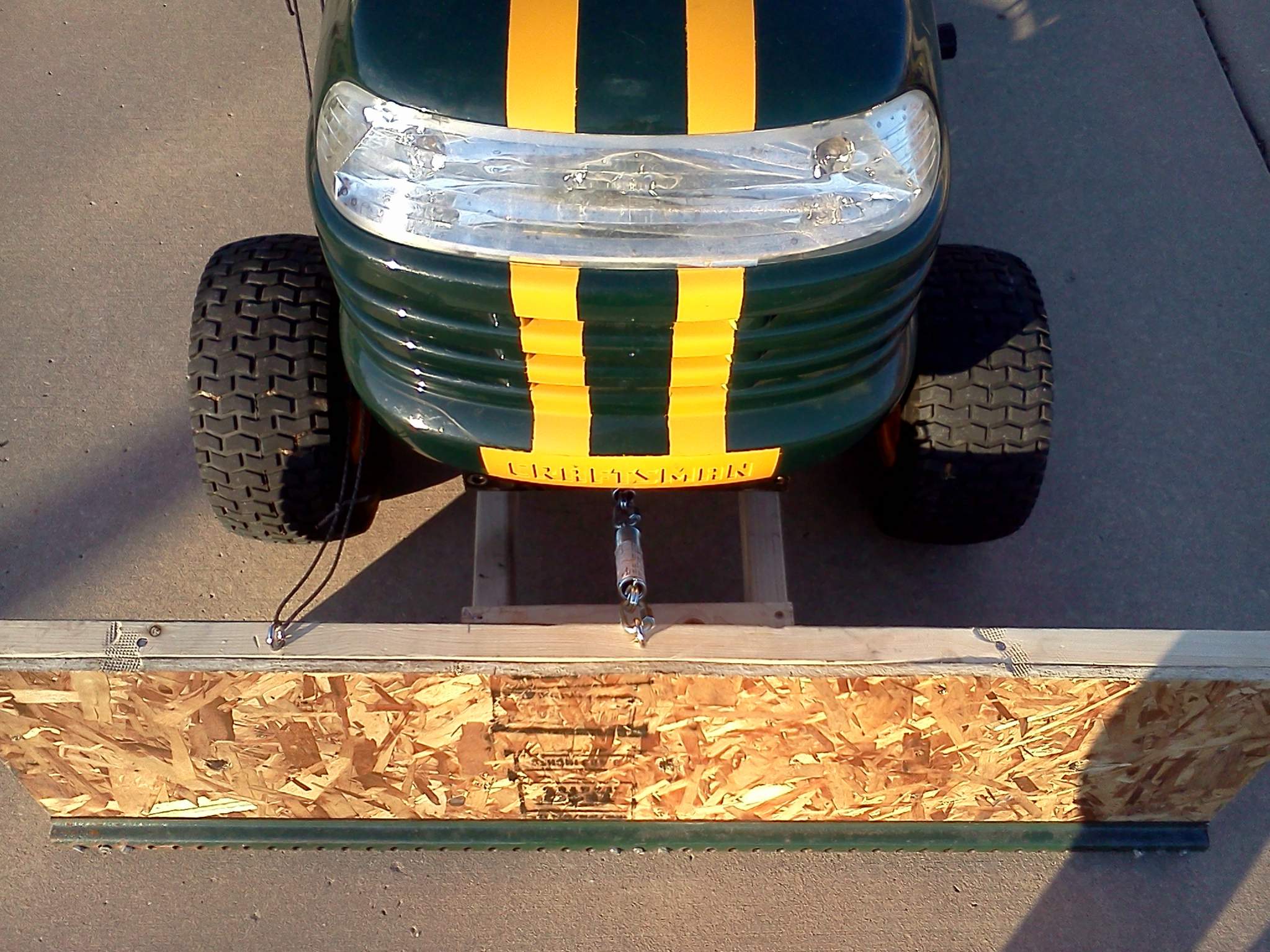 Homemade Snow Plow and trailer Page 2 TractorByNet