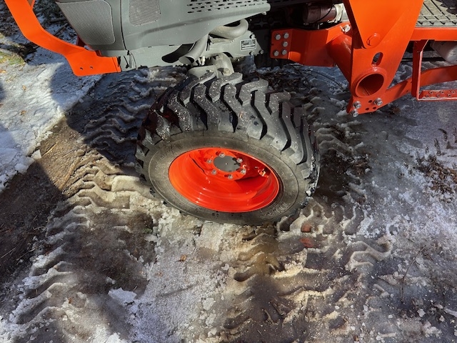 Tires mounted on Kubota Rims fits L series