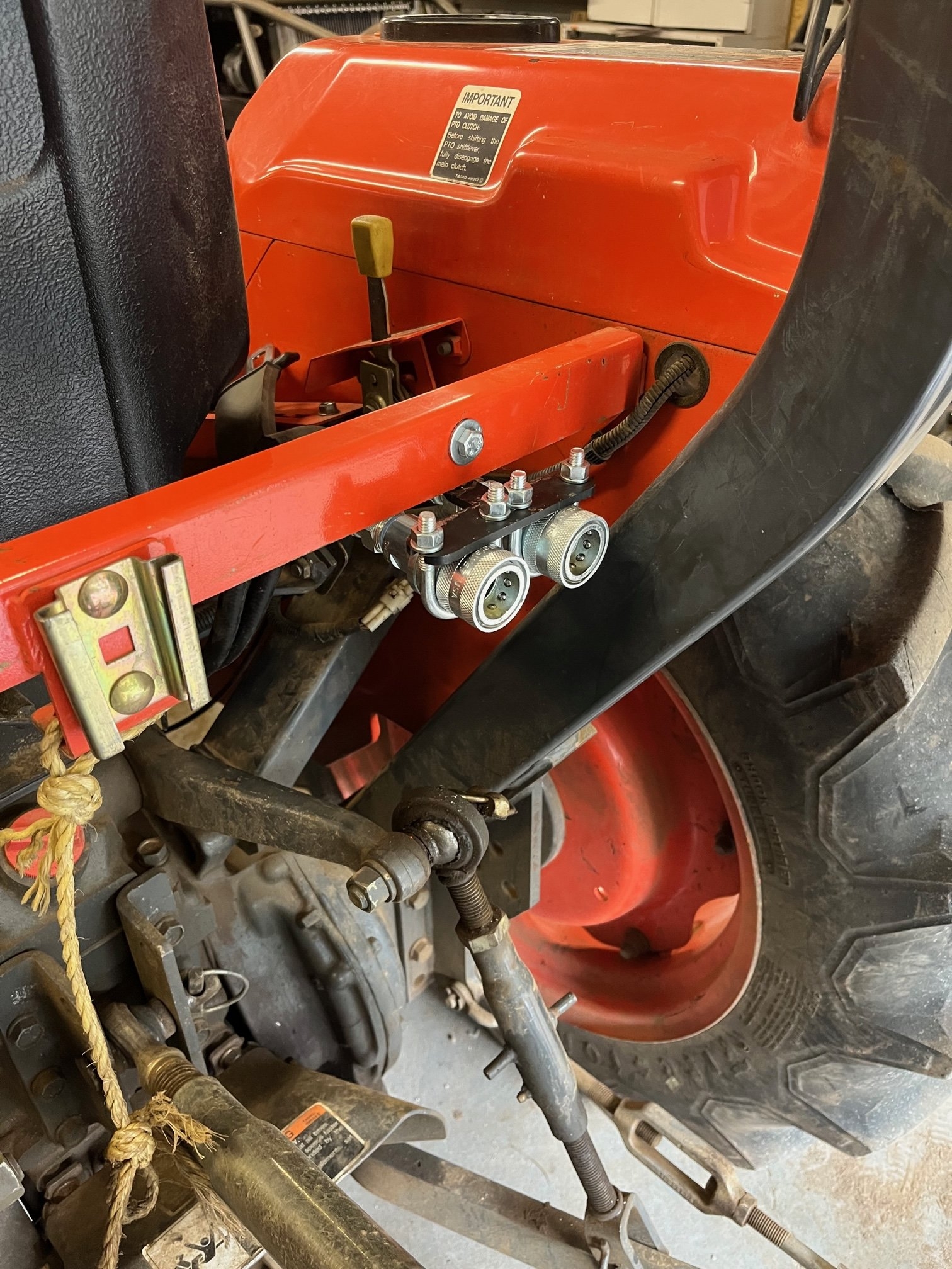 Easy Rear Remotes for Kubota L3400