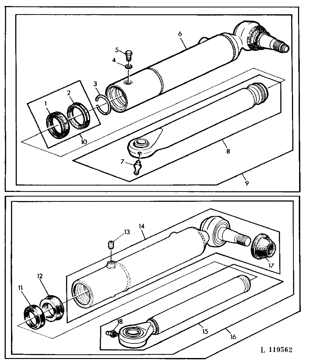 John Deere 2350 Power Steering Cylinder Repair Question Tractorbynet