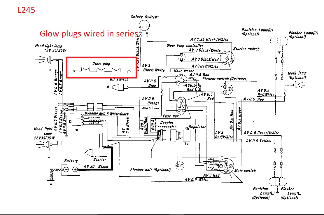 L245 glow plugs in series.jpg