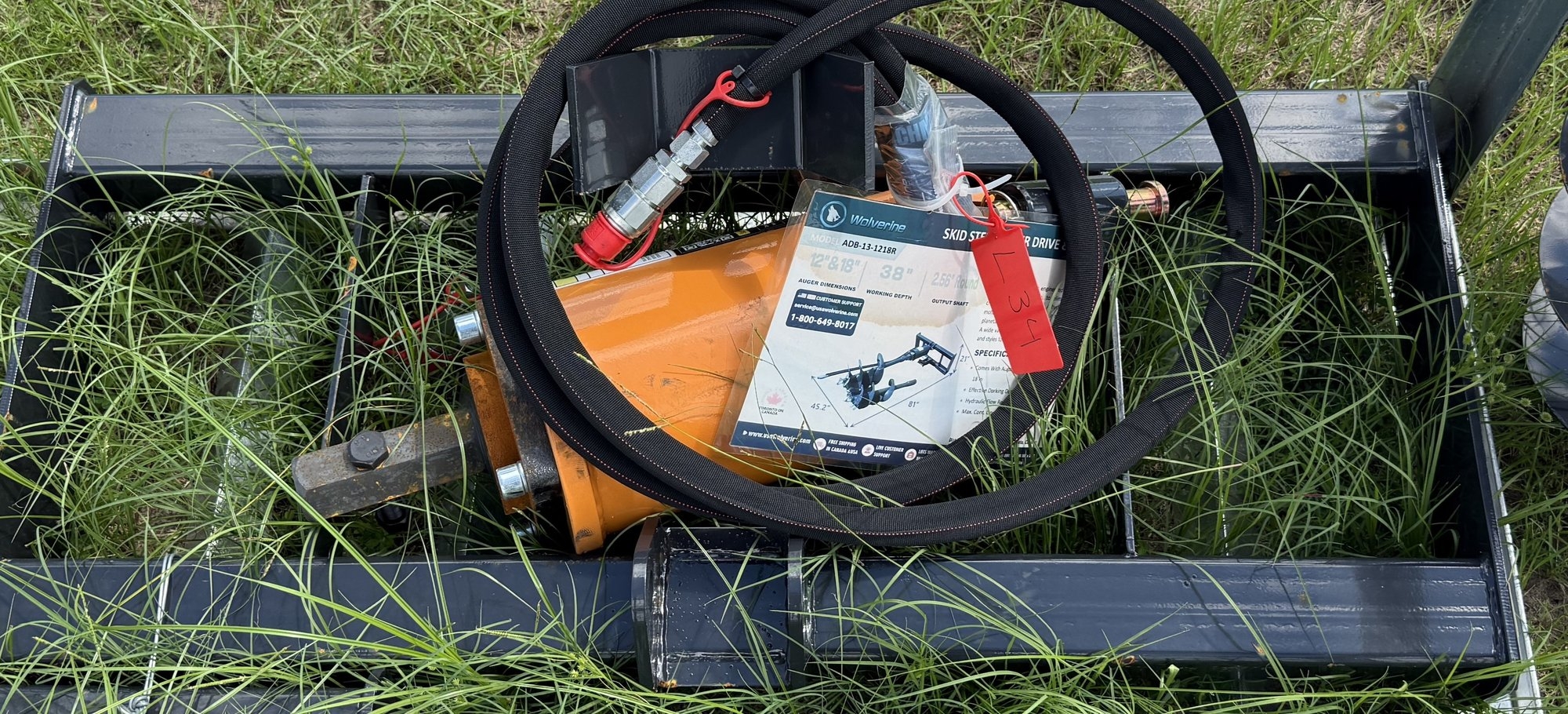 NEW Wolverine Skid Steer Drive and Augers (A53002)