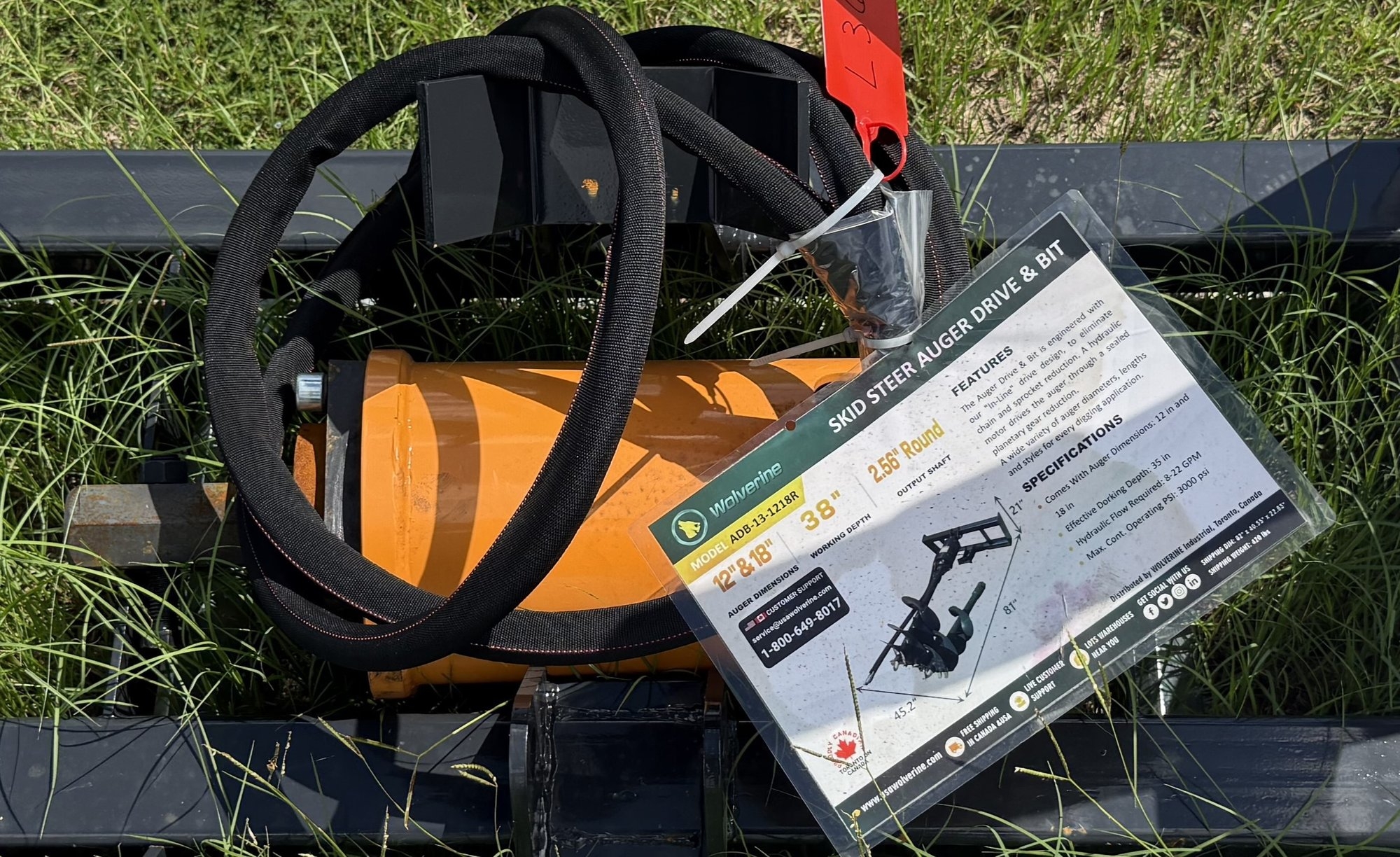 NEW Wolverine Skid Steer Drive and Augers (A53002)