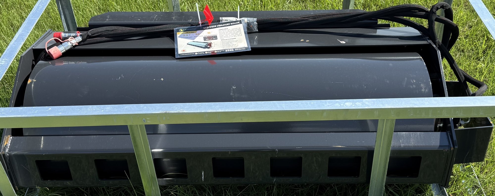 NEW Wolverine Skid Steer Vibratory Roller (A53002)