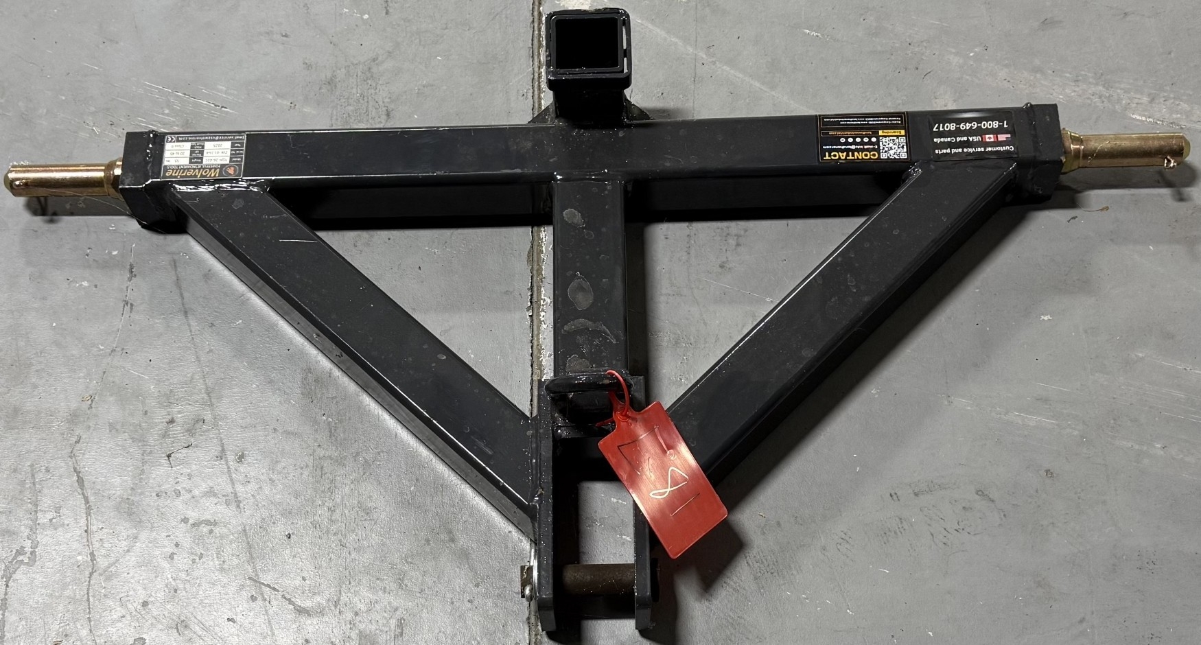 New Wolverine 3Pt hitch Receiver (A59000)