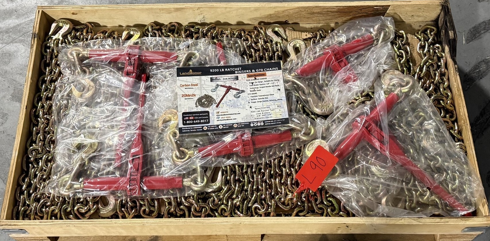 NEW 5/16x7ft G80 Chain Sling Double (A59000)