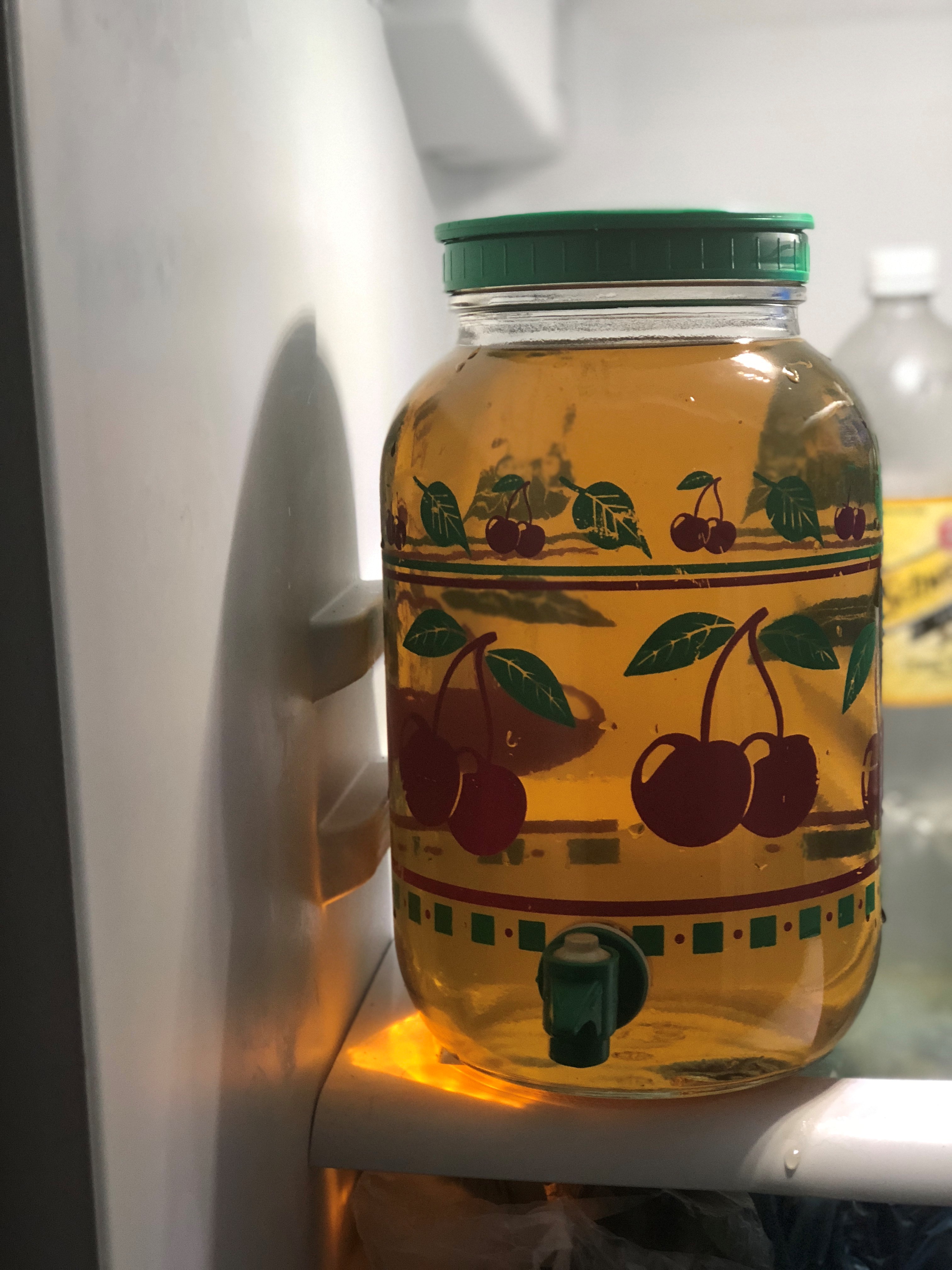 Morrocan green ice tea made in old gallon glass pickle jars.jpg