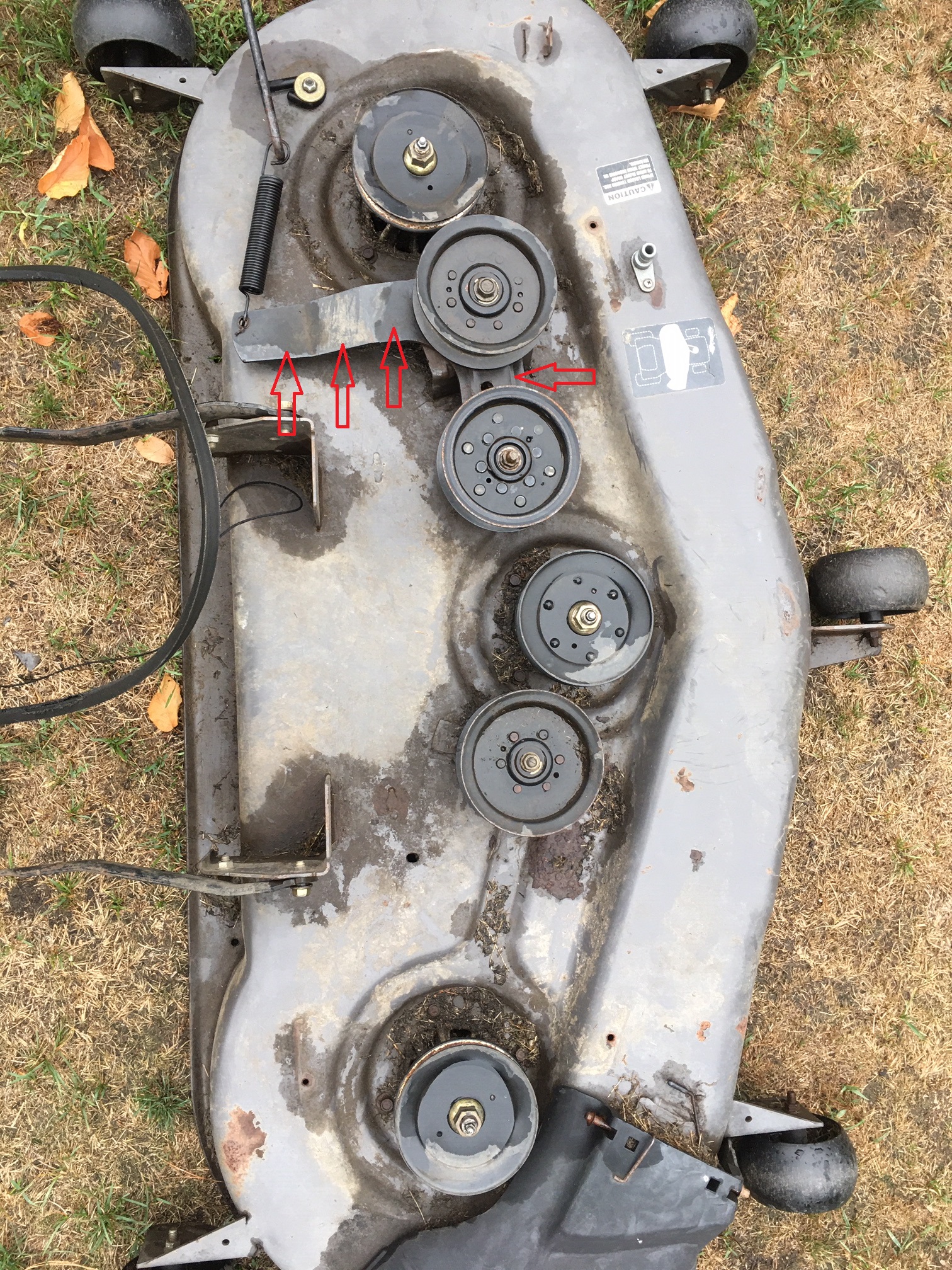 Deck belt keeps coming off husqvarna riding mower online