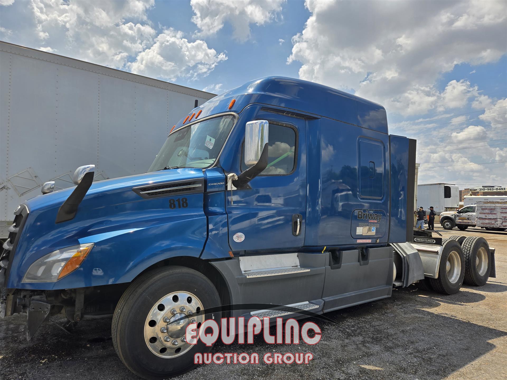 2021 FREIGHTLINER CASCADIA TANDEM AXLE SLEEPER (A54313)