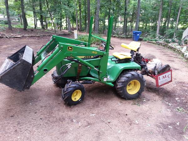 John deere 420 garden tractor attachments deals