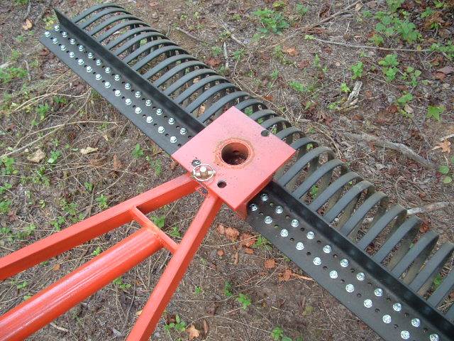 Homemade landscape sales rake tines