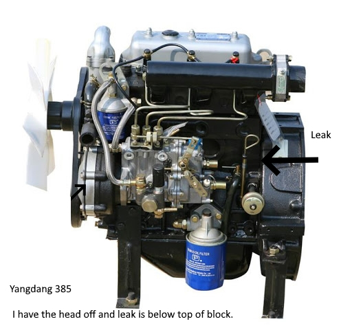 picture of yangdang 385 engine water leak.jpg