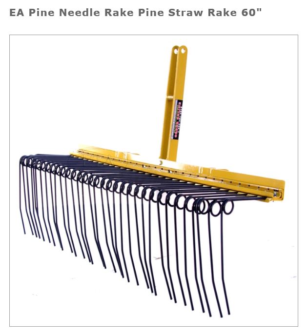 Anyone build a pine needle rake? - TractorByNet
