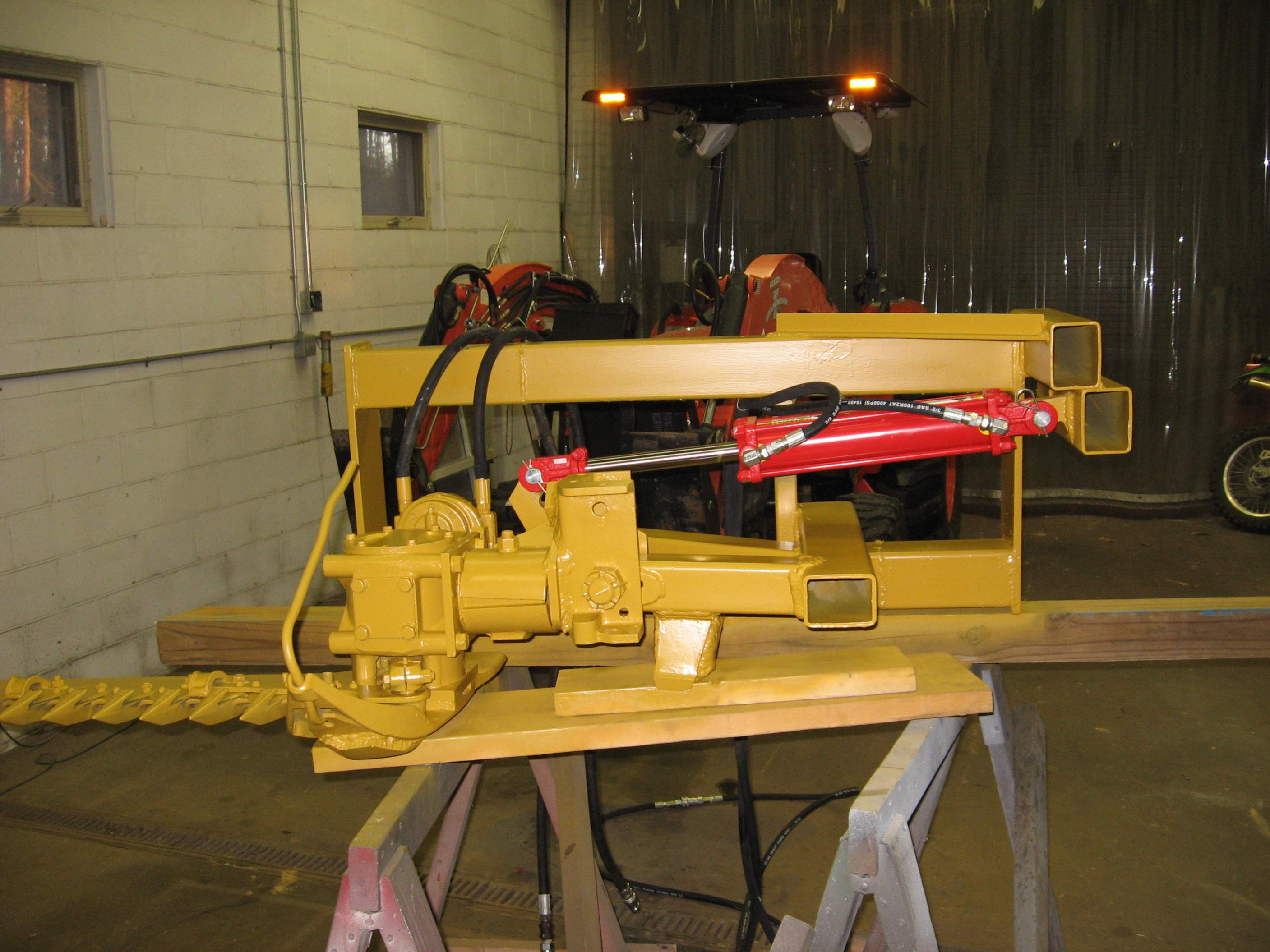 Hydraulic boom sickle outlet mower for sale