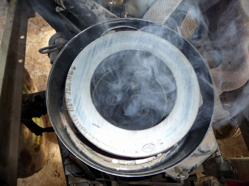 ThermoStart - photos of TS flame -- ThermostartVapor.JPG