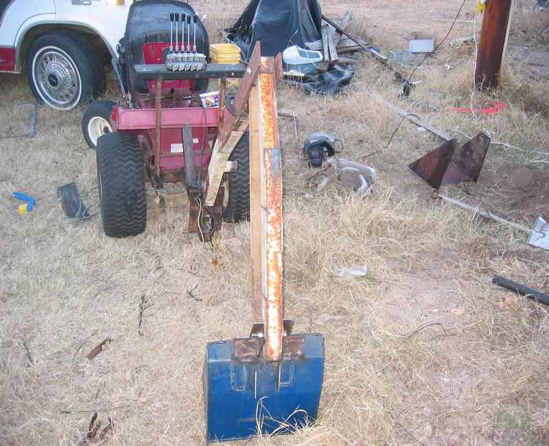 Homemade garden hotsell tractor attachments