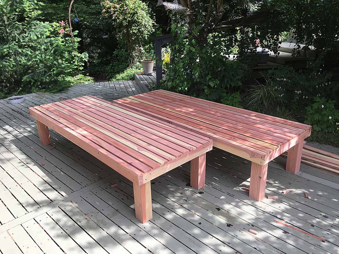 two redwood garden benches june 2020.jpg