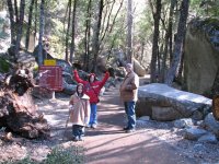 35  Peyton, Alissa & Eddie on the trail that leads to the top of Half Dome.jpg