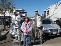 40  Alissa with two guys painted silver.jpg
