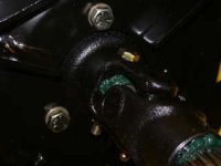 Snow Blower front linkage release.JPG
