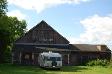 256 in Front of Barn Day of Ogdensburg Car Show 2.jpg
