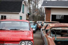 More Corvairs in our Driveway.JPG