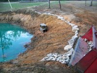 10-25-10 Pond Resloped with Rocks Added.jpg