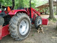 6-2-07 Booger with his muddy friend.jpg