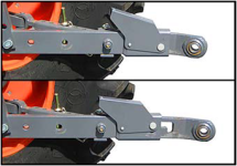 Point lift arms telescoping 3 