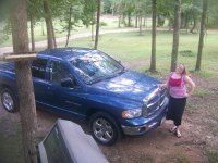 Ram Central Ranch, Rebecca and her Ram.jpg