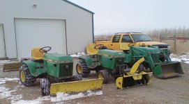 The Herd ready for snow in front of the shop front view 002.JPG