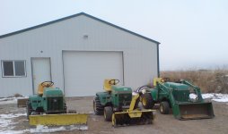 The Herd ready for snow in front of the shop front view 001.JPG